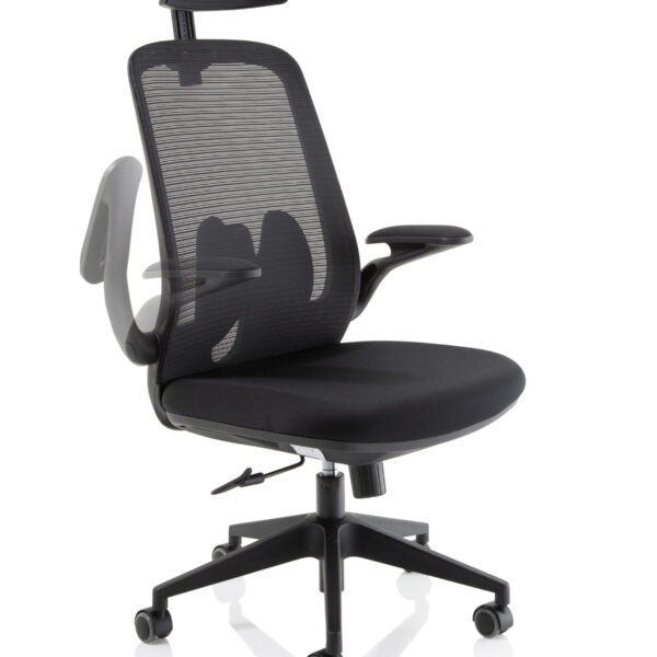 Lasino Executive Mesh Chair With Folding Arms