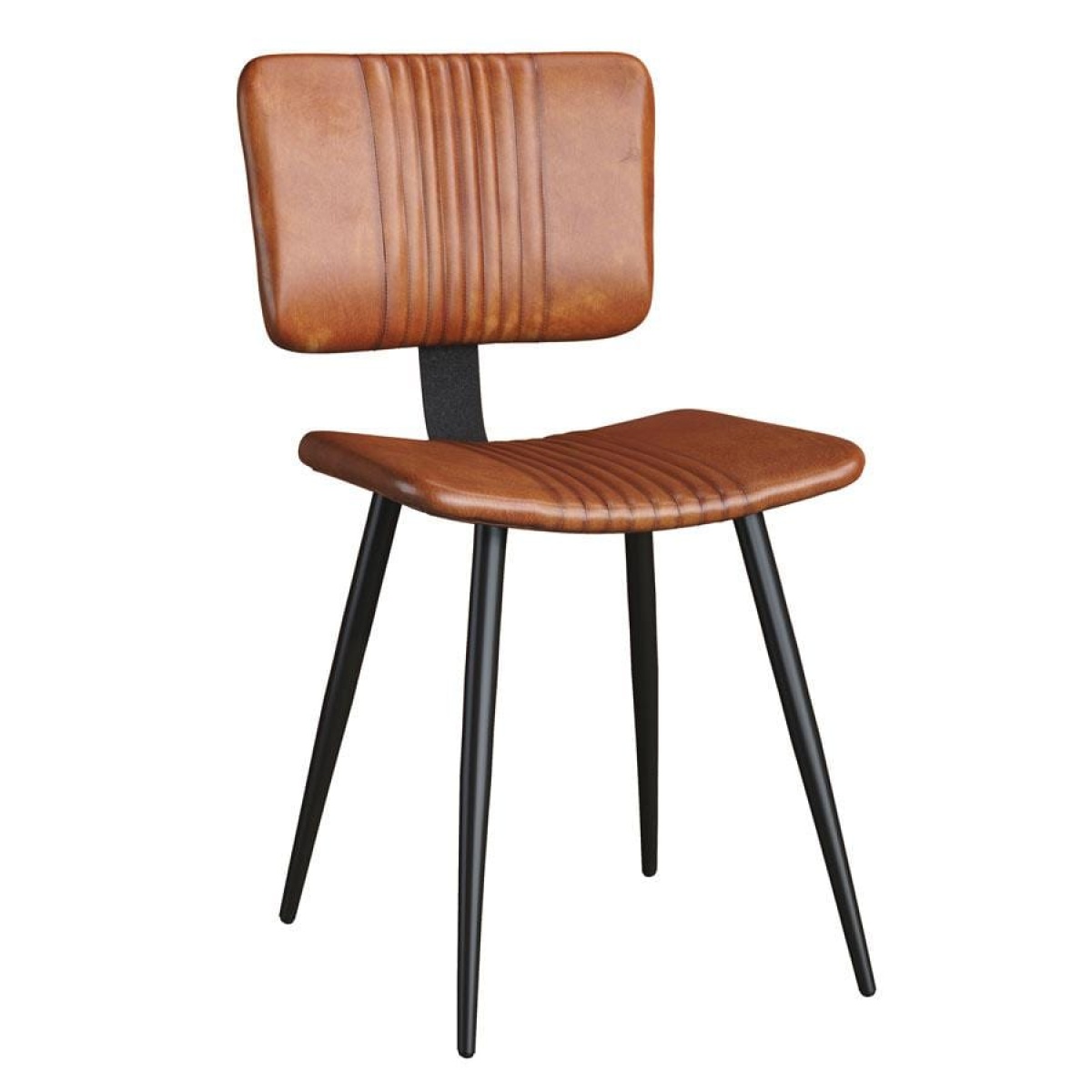 Opal Side Chair In Bruicato Leather