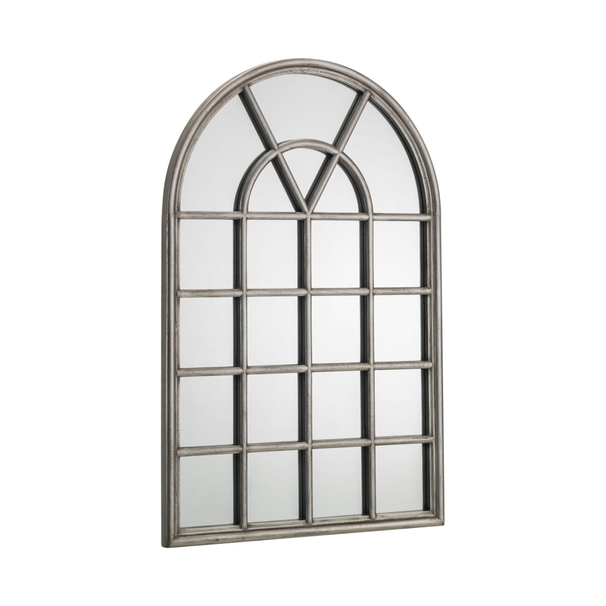 Magnus Pewter Window Mirror