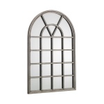 Magnus Pewter Window Mirror