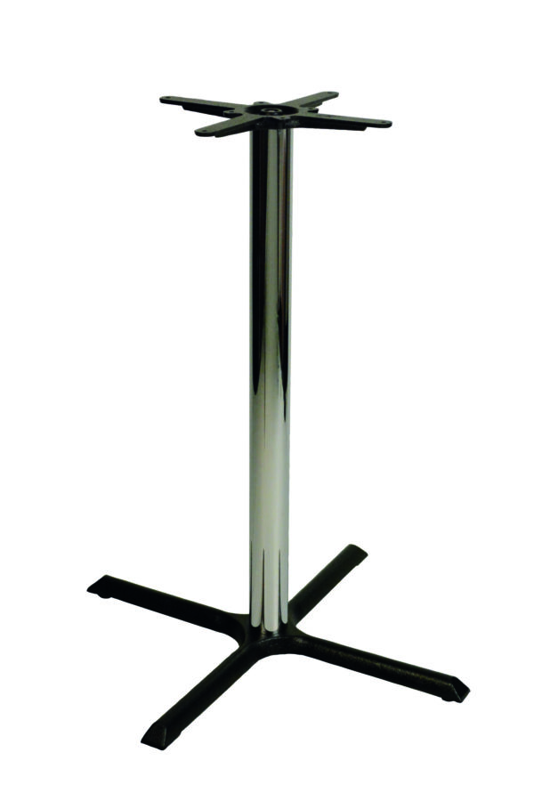 Elliot Chrome  Table Base - Large Poseur