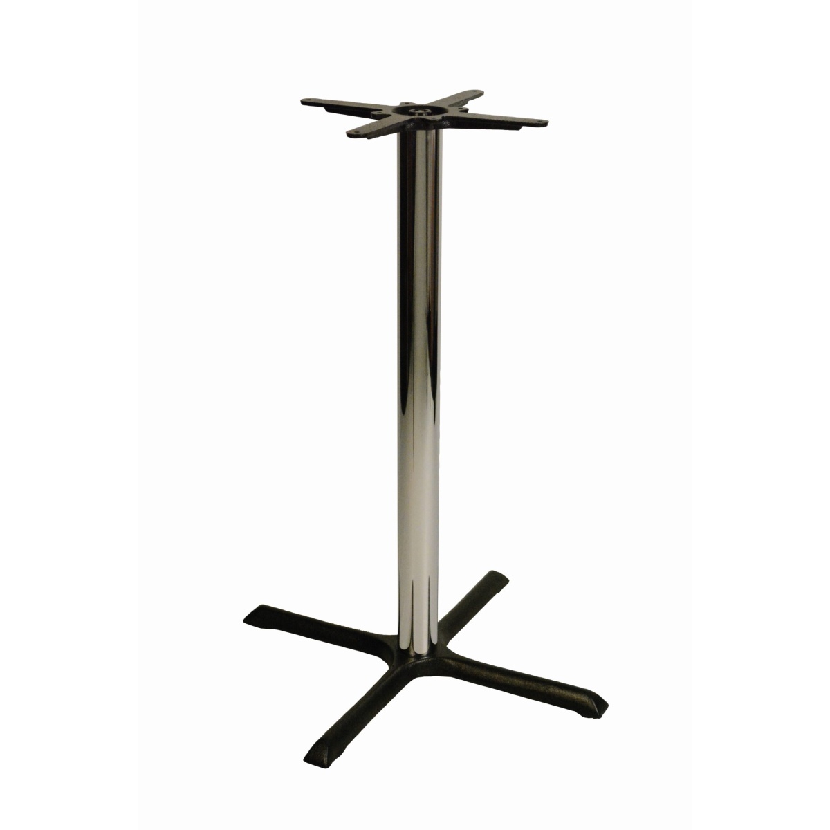 Elliot Chrome  Table Base - Medium Poseur