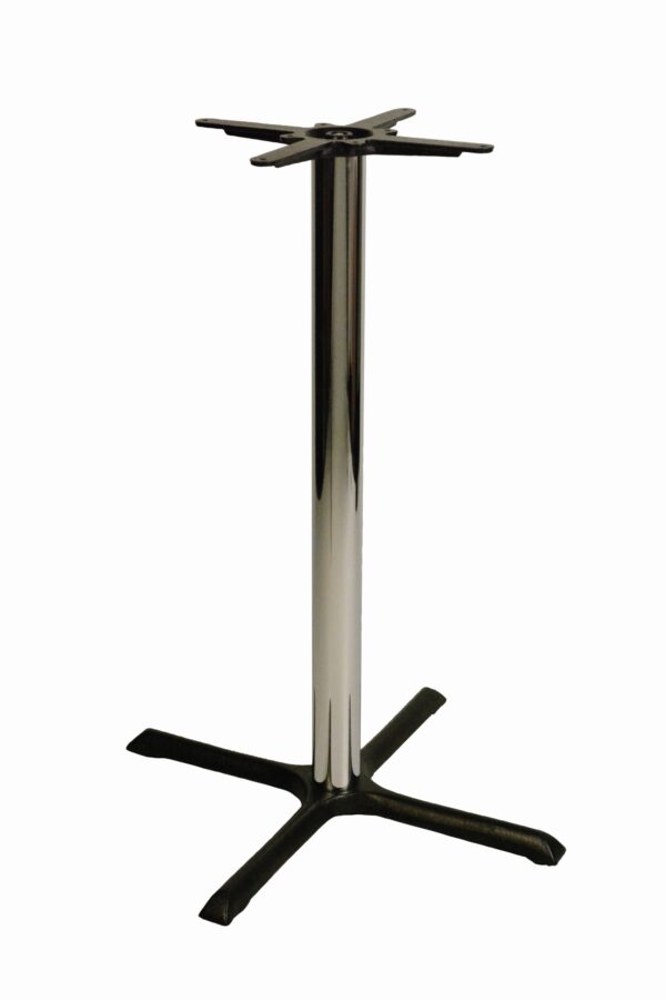 Elliot Chrome  Table Base - Medium Poseur