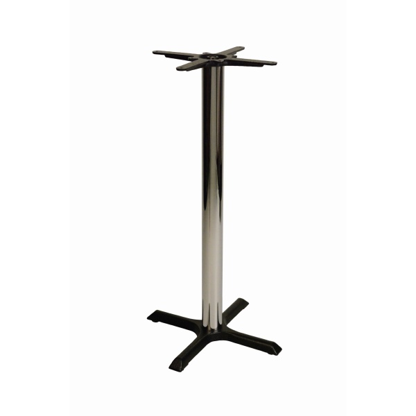 Elliot Chrome  Table Base - Small Poseur