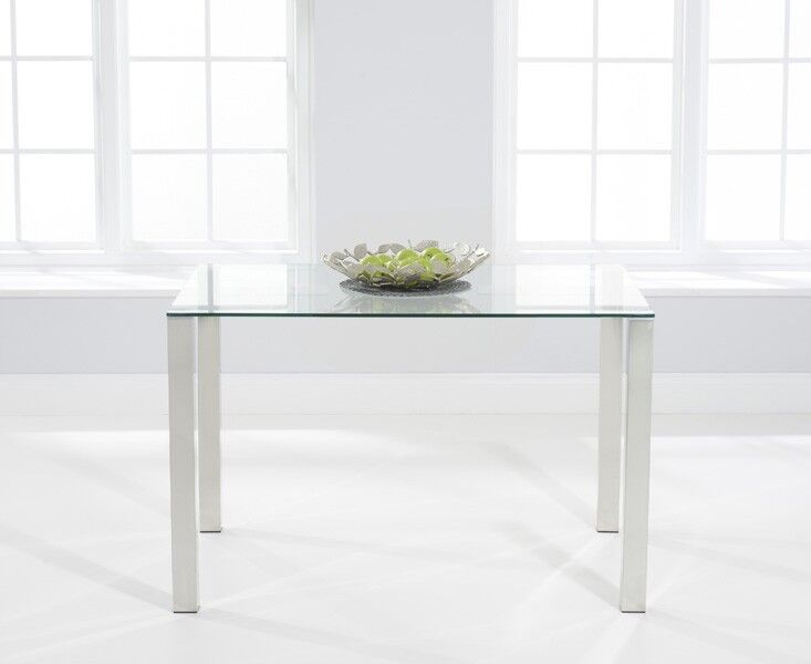 Malka 120Cm Glass Dining Table
