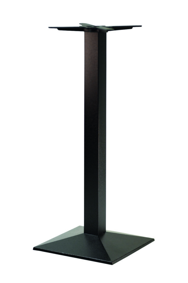 Quadric Cast Iron Single Pedestal Commercial Bar Table Base - 105 cm