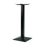 Quadric Cast Iron Single Pedestal Commercial Bar Table Base - 105 cm