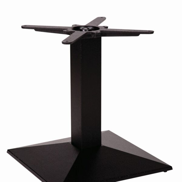 Quadric Cast Iron Single Pedestal Commercial Bar Table Base