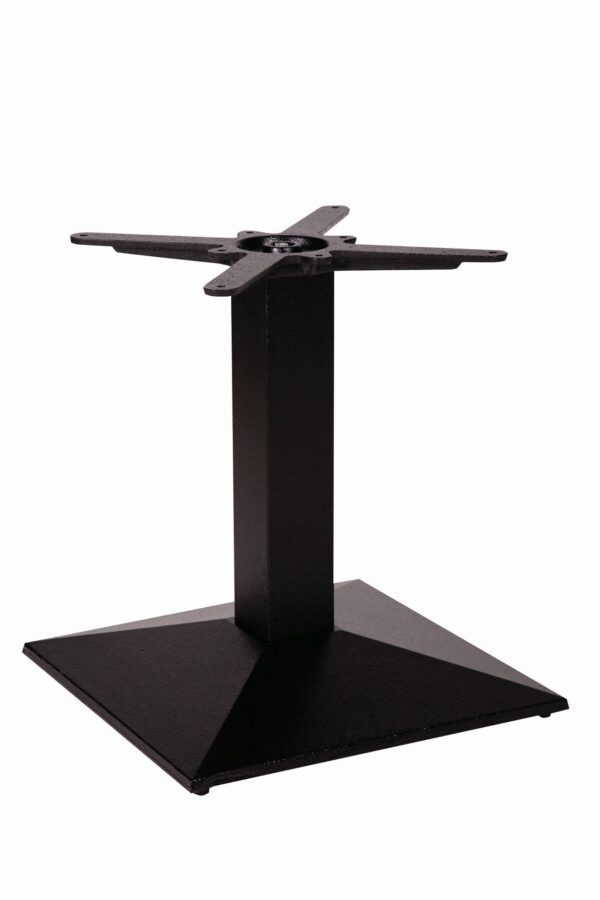 Quadric Cast Iron Single Pedestal Commercial Bar Table Base