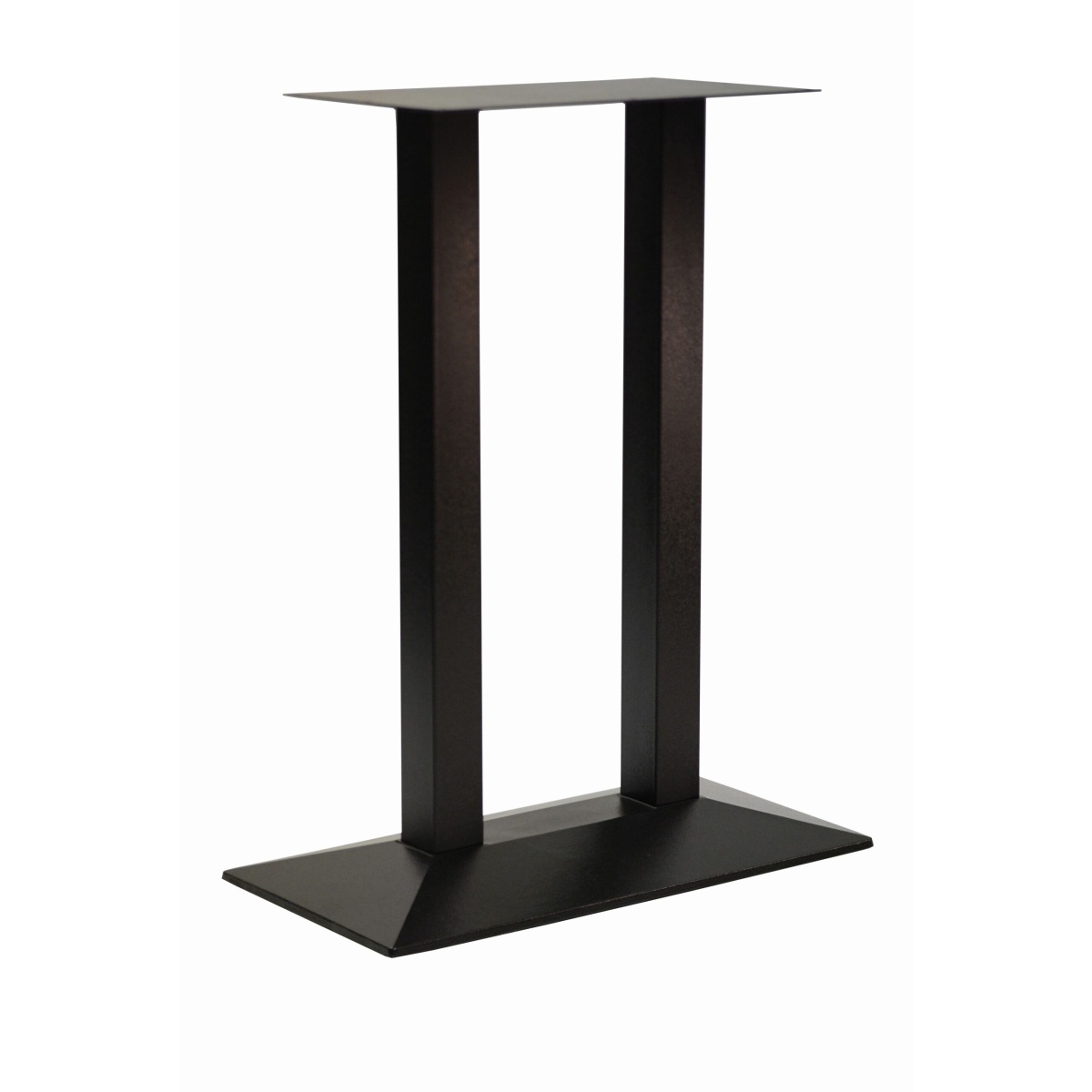 Quadric Cast Twin Pedestal Commercial Bar Table Base