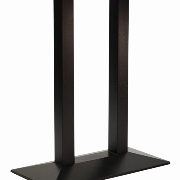 Quadric Cast Twin Pedestal Commercial Bar Table Base