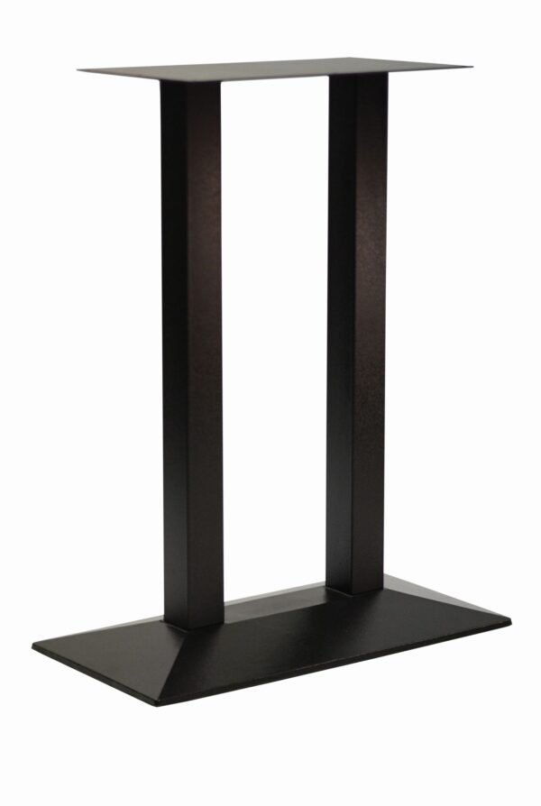Quadric Cast Twin Pedestal Commercial Bar Table Base