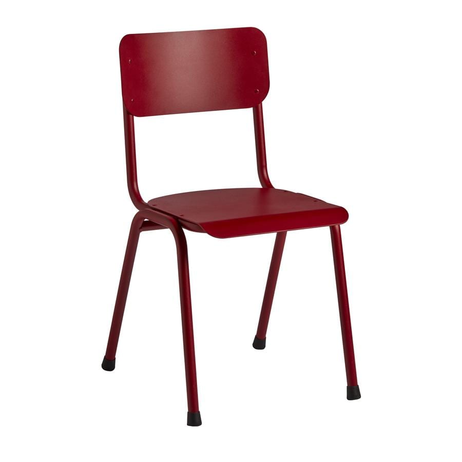 Quinine Sidechair - Aluminium - Red Ral 3011