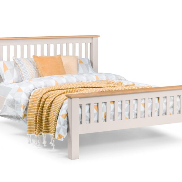 Jango Bed Solid White Oak135Cm
