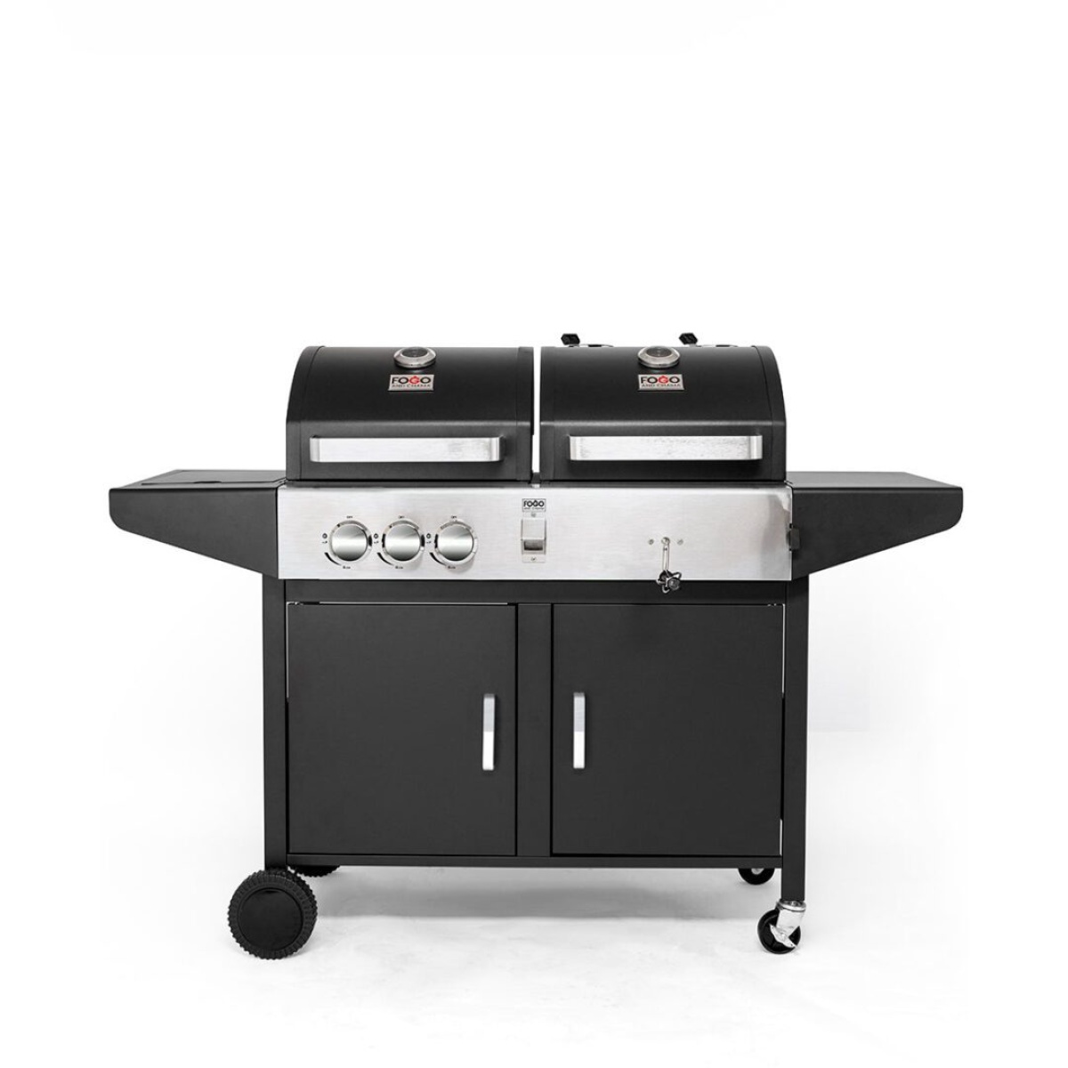 Pazing Dual Fuel Combi Grill Barbecue (BBQ) - Deep Grey