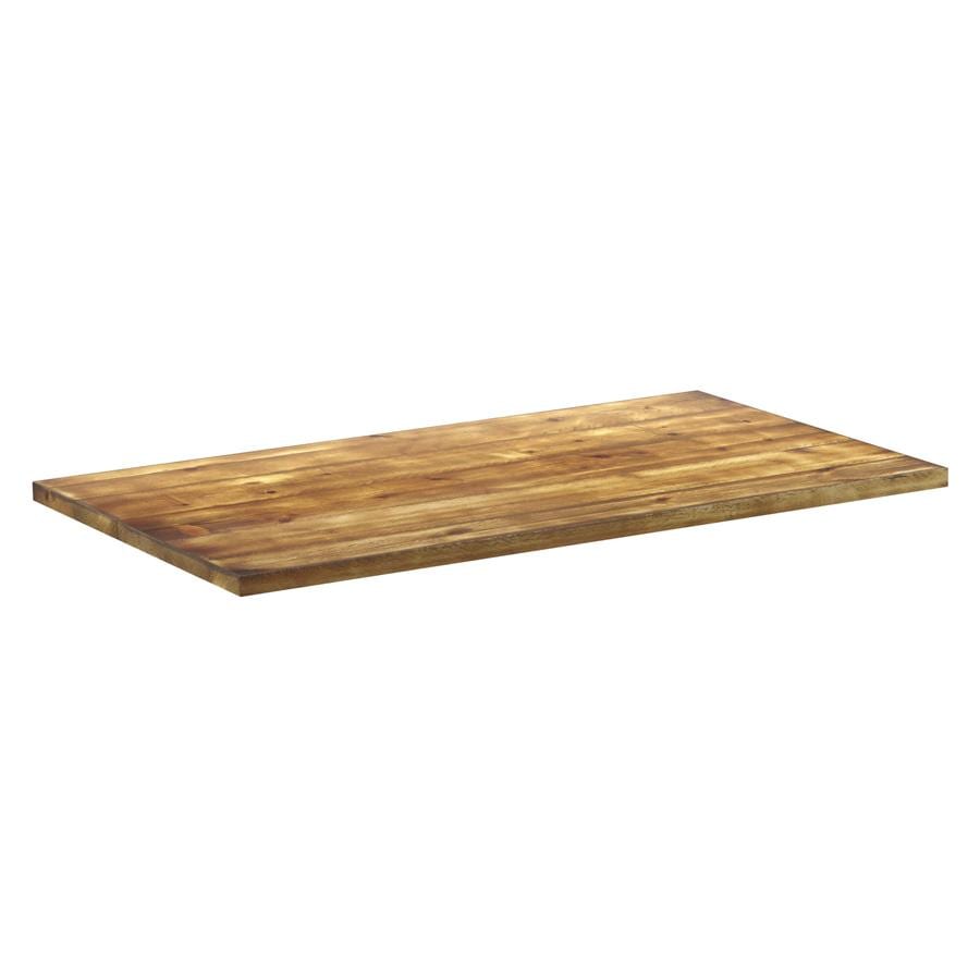Runic aged Solid Wood Table Top - 1800x700x32mm