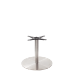 Round Stainless Steel Table Base - Large - Coffee Height - 480 Mm
