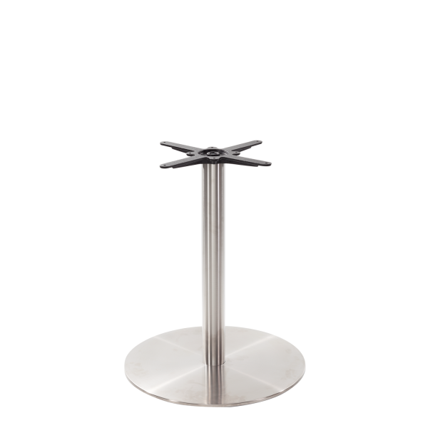 Round Stainless Steel Table Base - Large - Height - 730 Mm