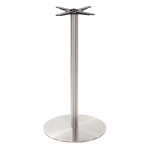 Round stainless steel table base - Large 1050 mm