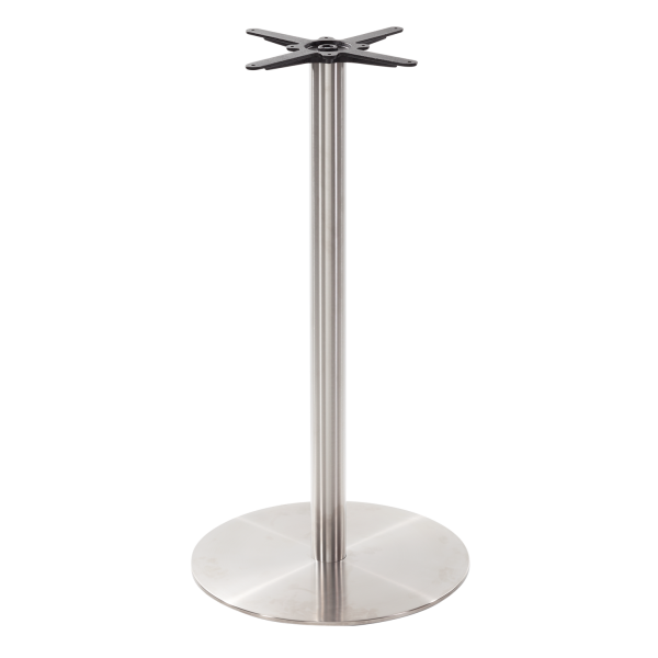 Round stainless steel table base - Large 1050 mm