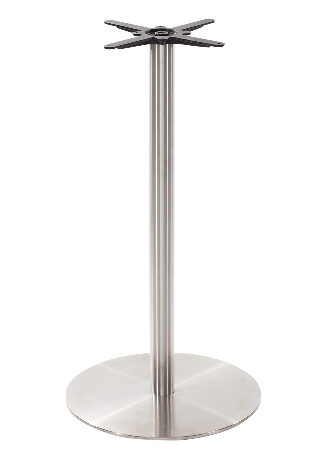 Round stainless steel table base - Large 1050 mm