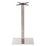 Rectangular s/steel table base - Single 1050 mm