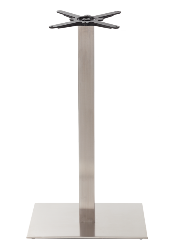 Rectangular s/steel table base - Single 1050 mm