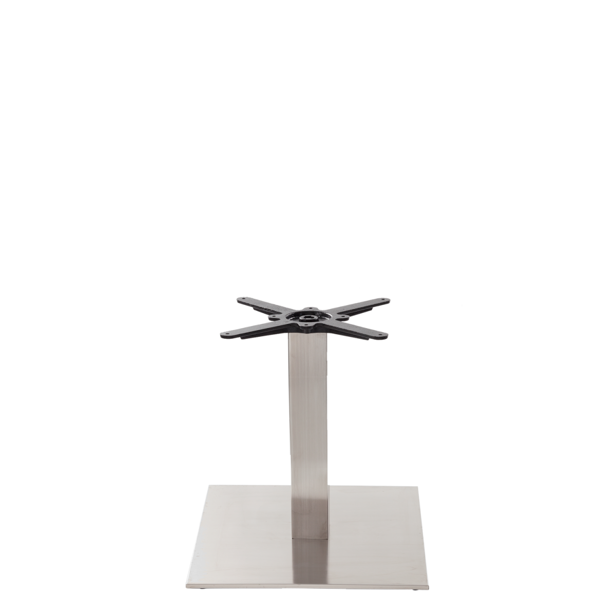 Square Stainless Steel Table Base - Large - Coffee Height - 480 Mm