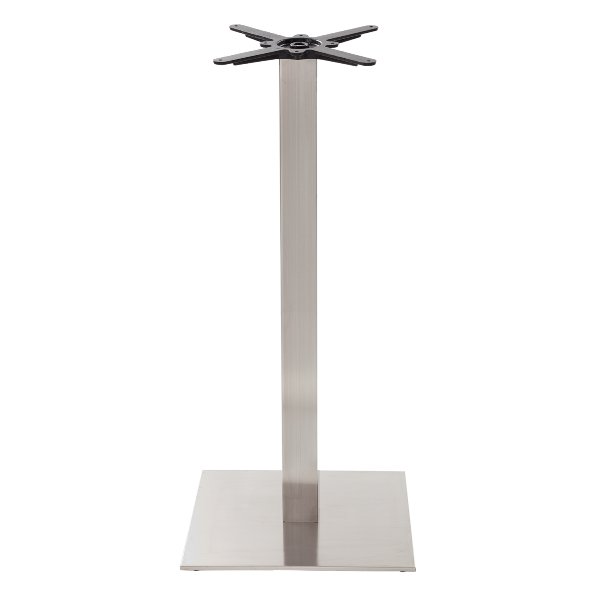 Square stainless steel table base - Large 1050 mm