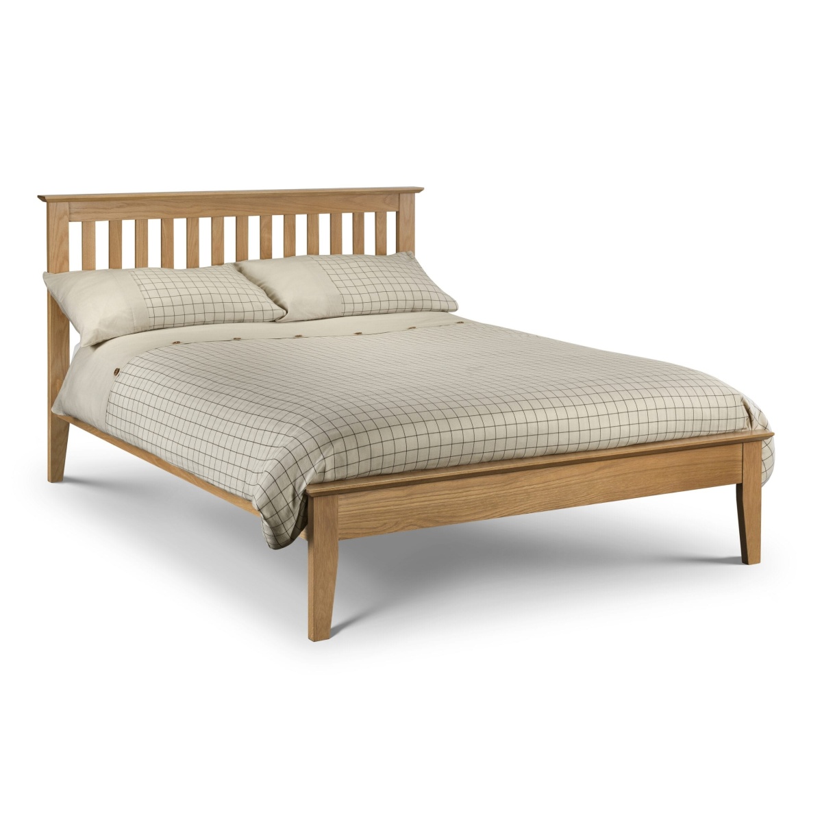 Valerie Shaker Bed 150Cm Oak