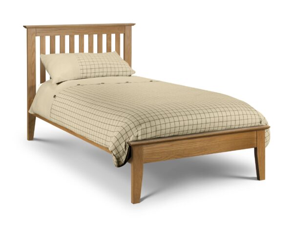 Valerie Shaker Bed 90Cm Oak