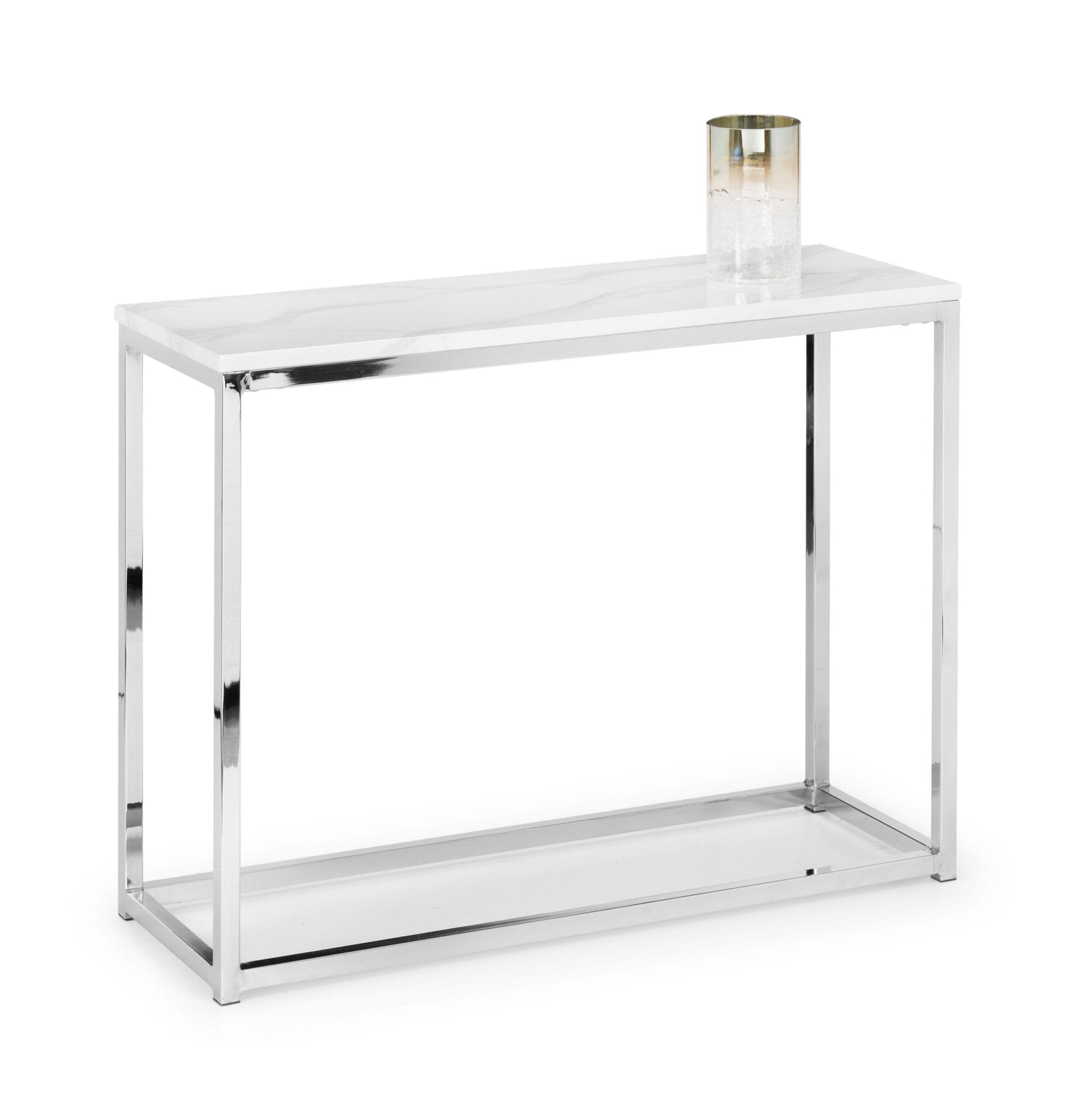Visco Console Table - White Marble