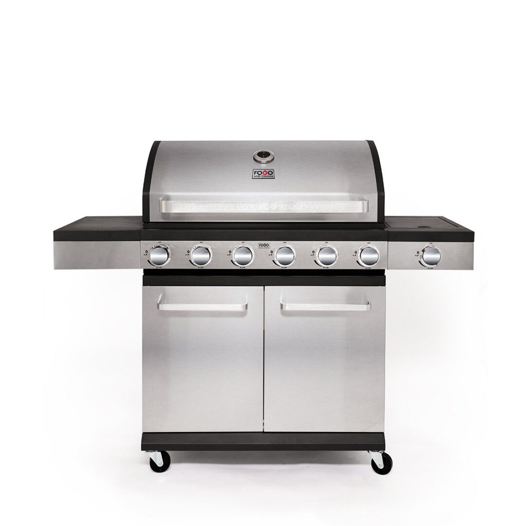 Pazing 6 Burner Barbecue (BBQ) - Stainless Steel