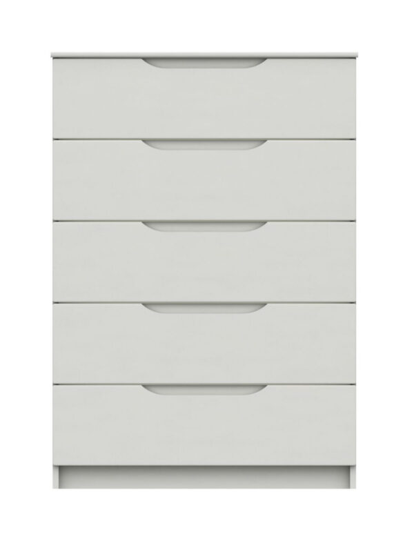 Assembled white gloss chest deals of drawers