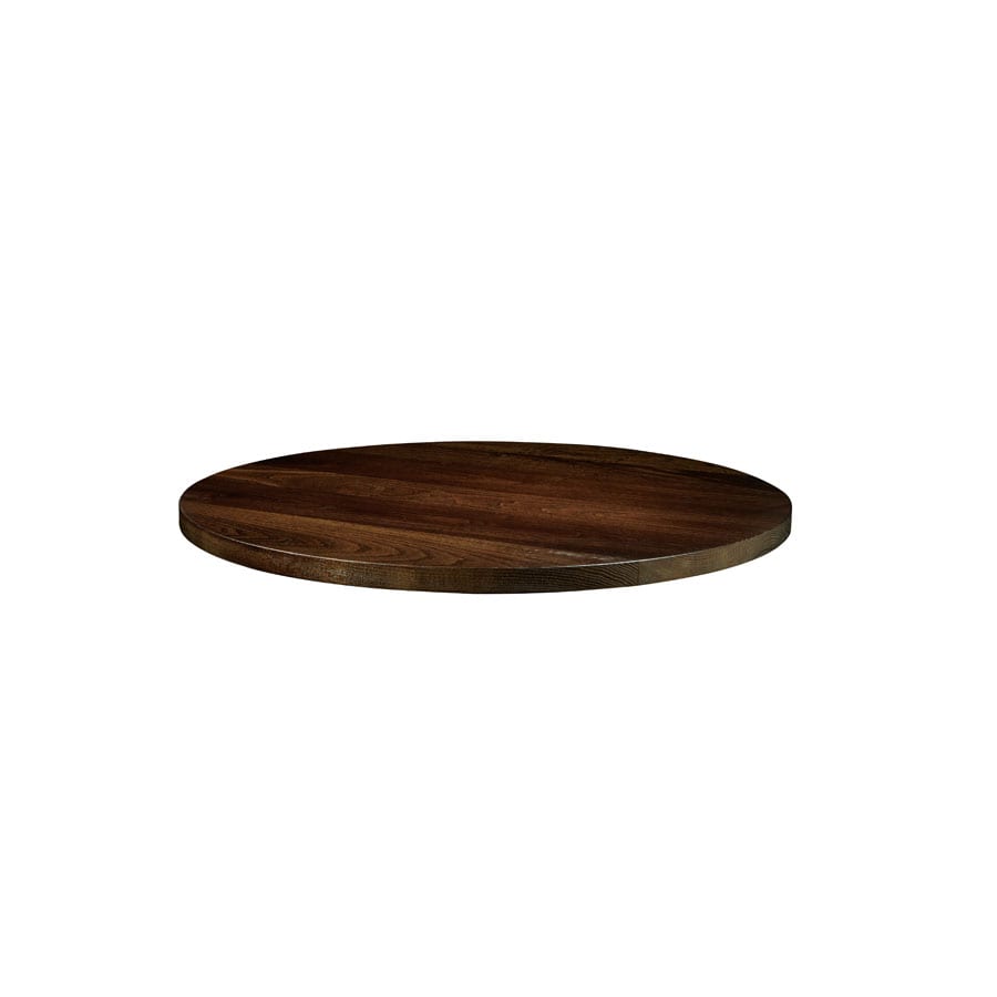 Whimsey Solid Ash Table Top - Dark Walnut - 60cm Diameter(Round)