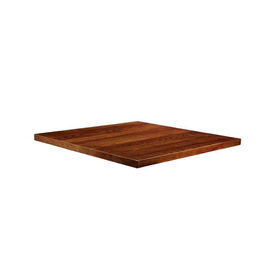 Whimsey Solid Ash Table Top - Dark Walnut - 70cm x 70cm (Square)