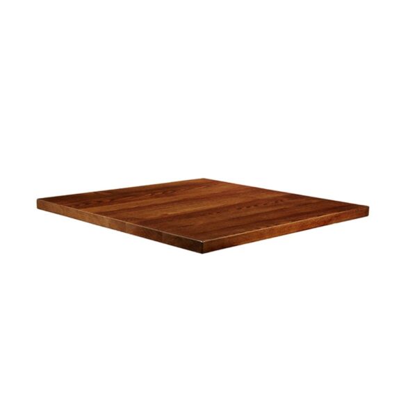 Whimsey Solid Ash Table Top - Dark Walnut - 80cm x 80cm (Square)