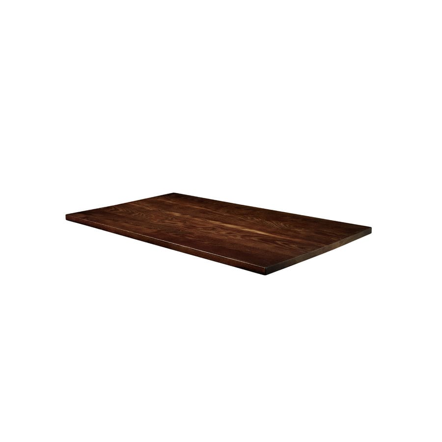 Whimsey Solid Ash Table Top - Dark Walnut - 120cm x 70cm (Rect)