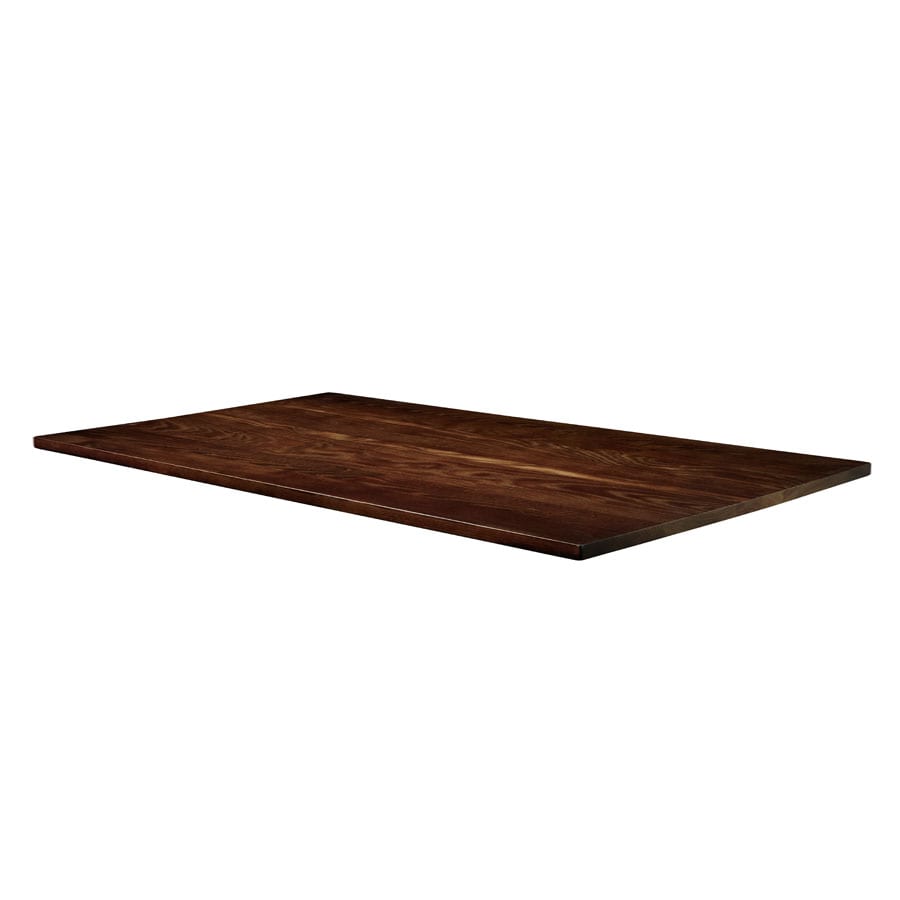 Whimsey Solid Ash Table Top - Dark Walnut - 180cm x 70cm (Rect)