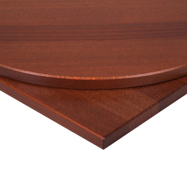 Mayosi Round Coffee Table Base Square Wood Top