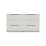 Sinata Gloss 3 Drawer Double Chest - White Gloss