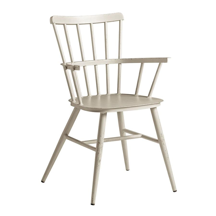 Spindle Arm Chair - White