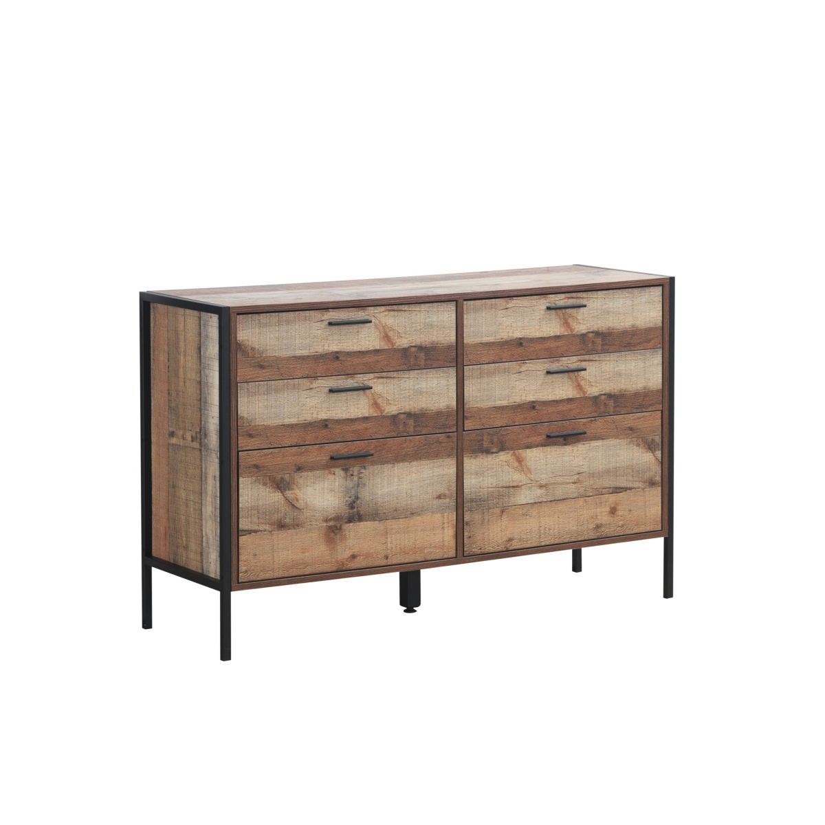 Kretin 6 Drawer Chest Rustic Oak