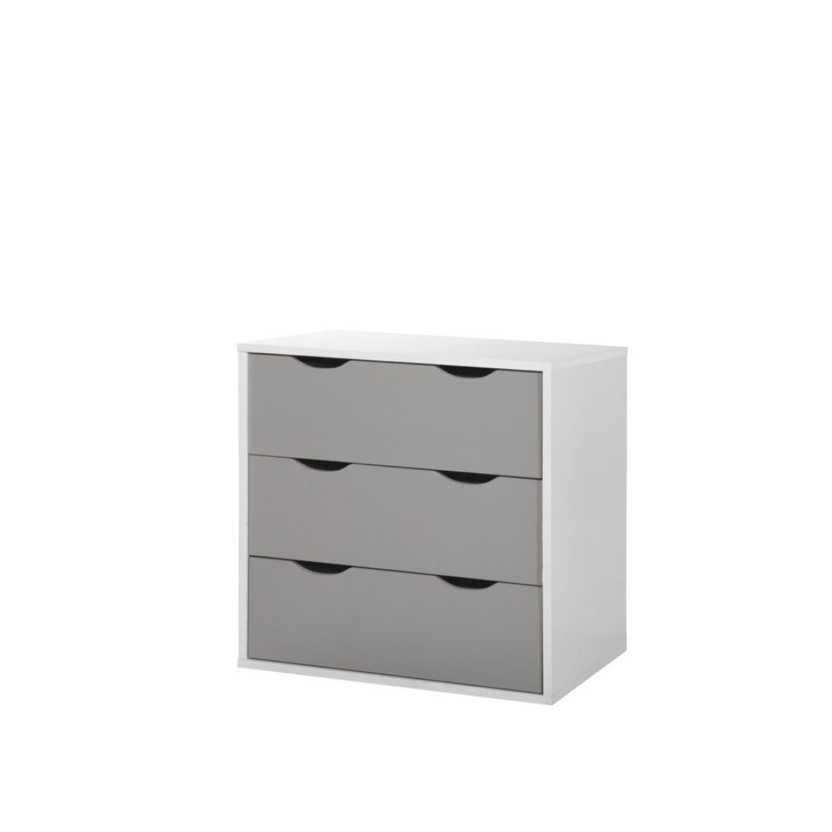 Dallone 3 Drawer Chest White & Grey