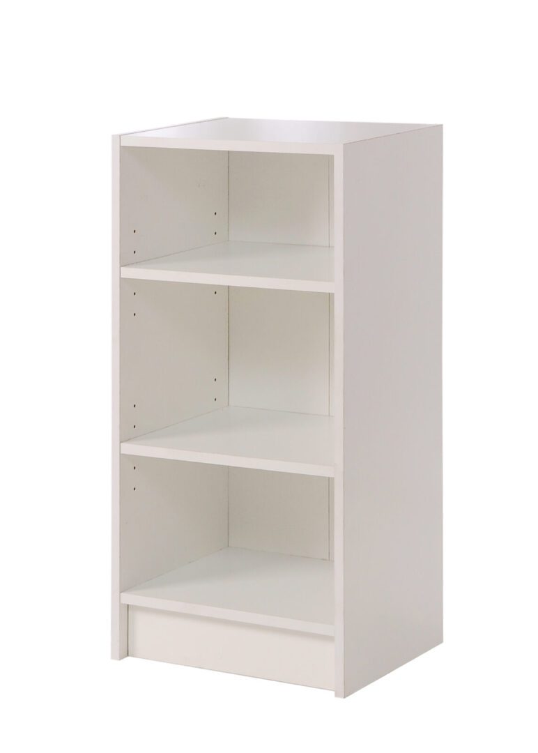 Enantial Small Narrow Bookcase White