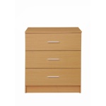 Renio  3 Drawer Chest Beech