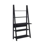 Kira Tall Ladder Desk Black