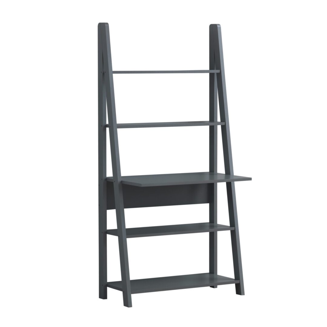 Kira Ladder Desk Dark Grey