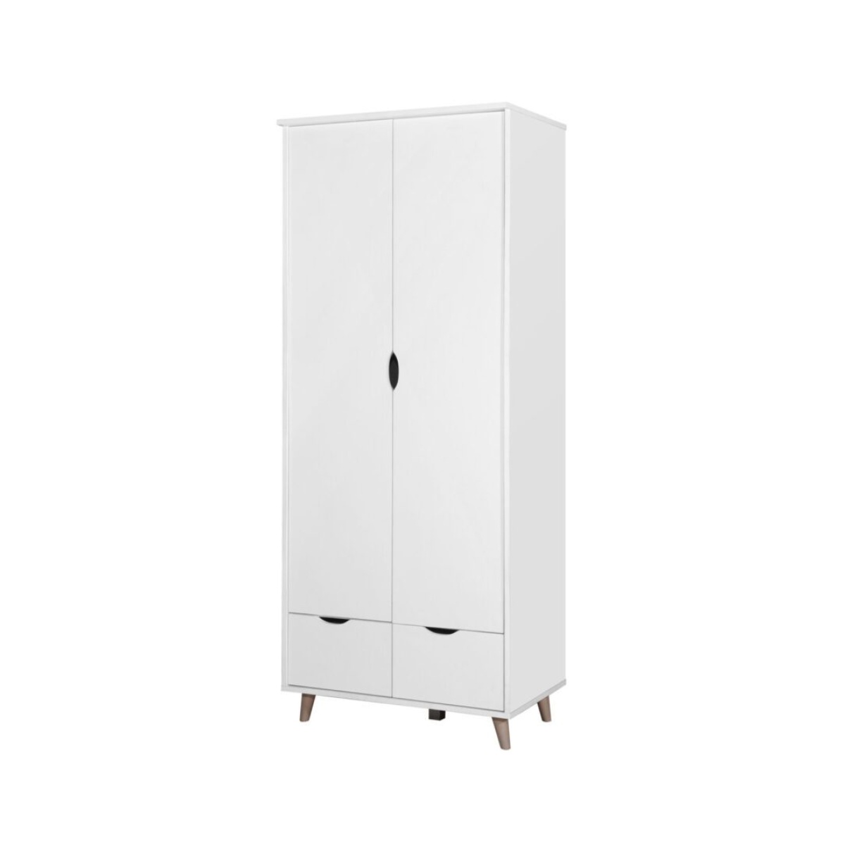 Dunort 2 Door Wardrobe With 2 Drawers White