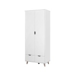 Dunort 2 Door Wardrobe With 2 Drawers White